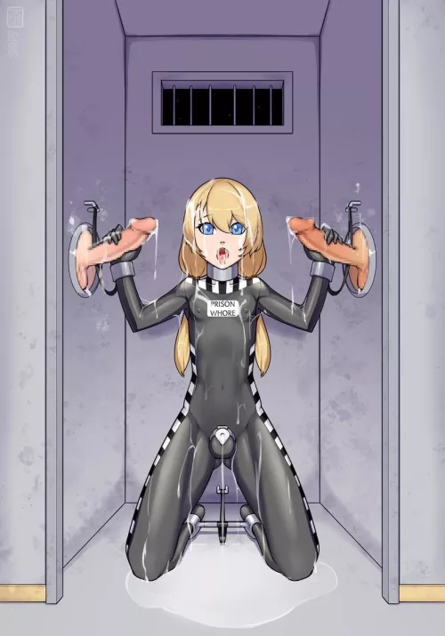 new kind of job in prison by Femboy_Kim_NL