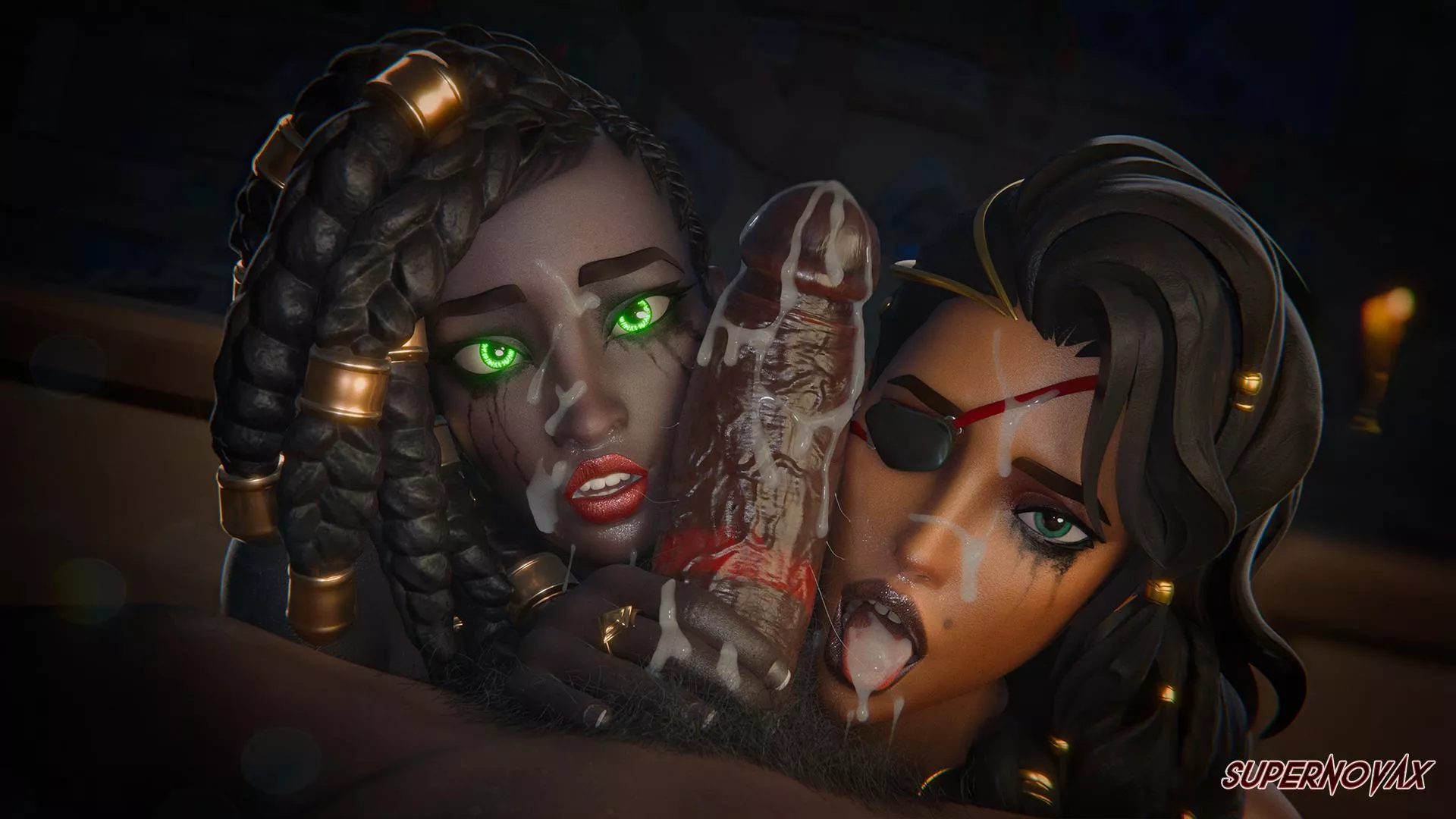 Senna & Samira BJ (SuperNovax) posted by ThighEclipse