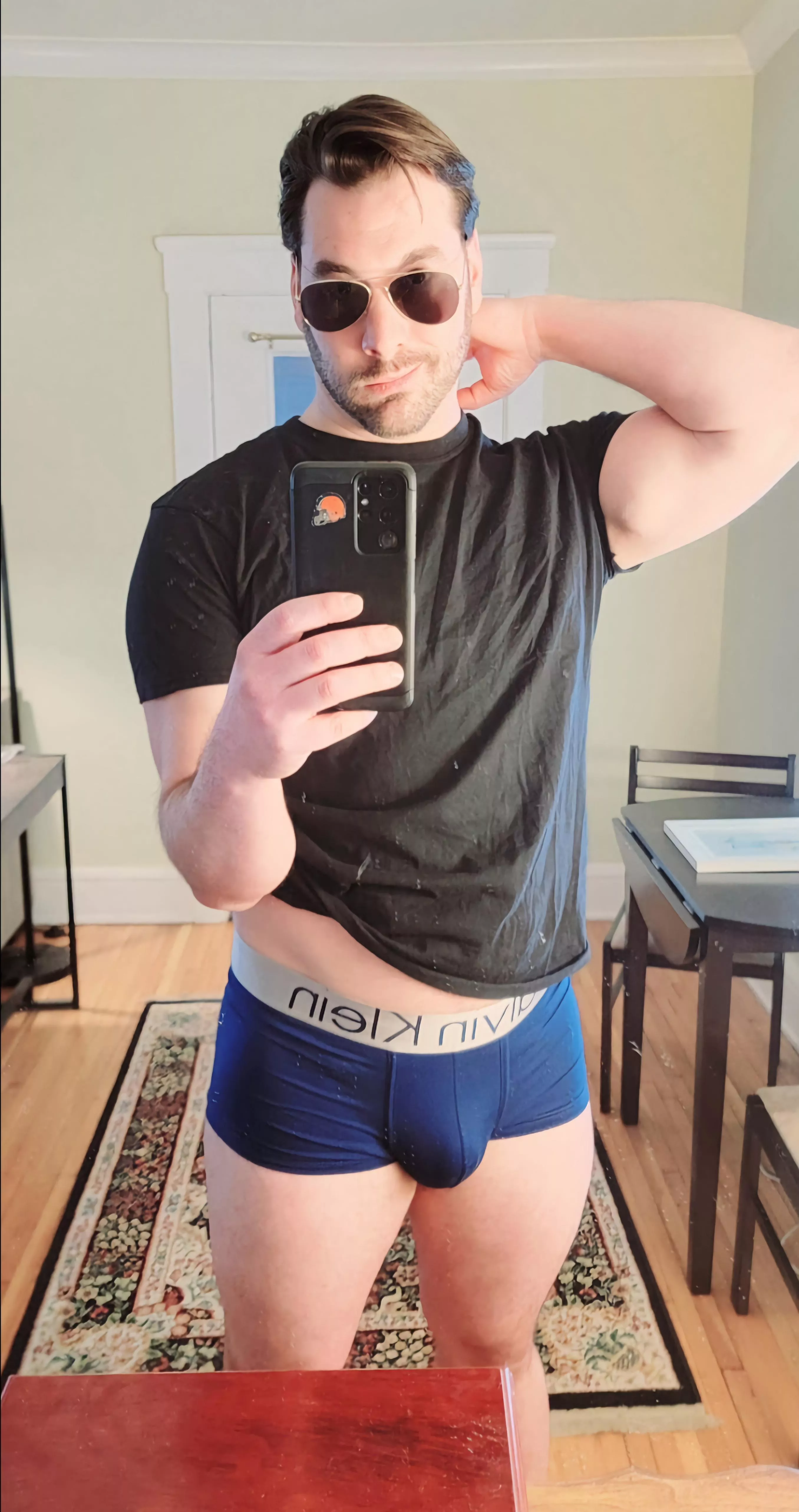 Shades on ✅ Calvin Kleins on ✅ posted by Secretswan_00