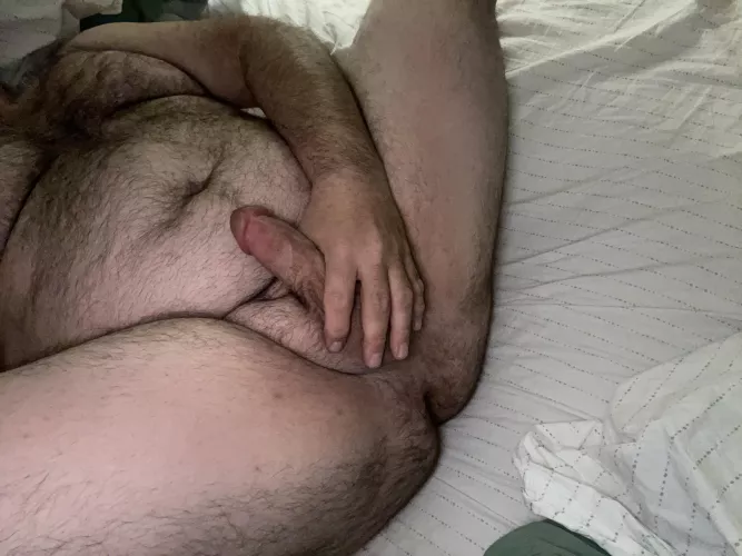 Waiting for you to deposit your load!!! by breedmyhairyfatass