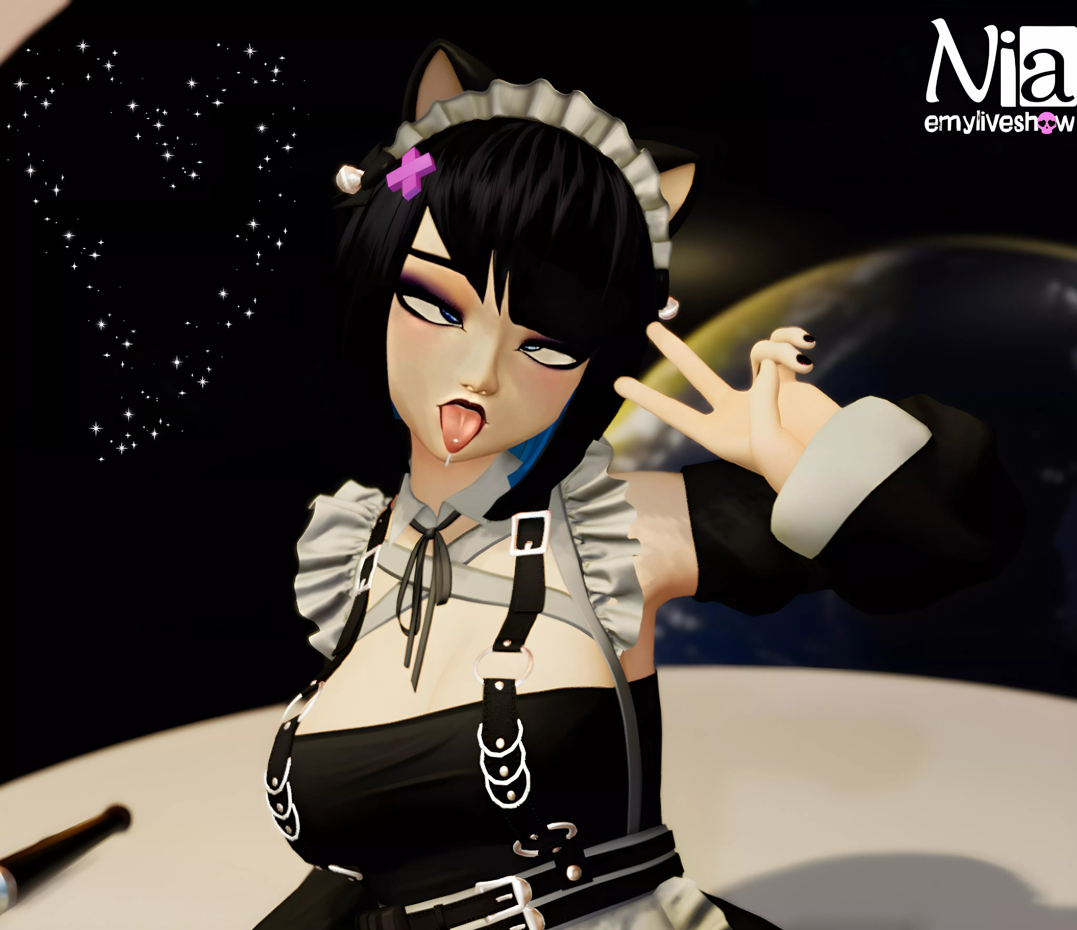 what that tongue do?😜

chaturbate.com/emyliveshow posted by EmyLiveShow