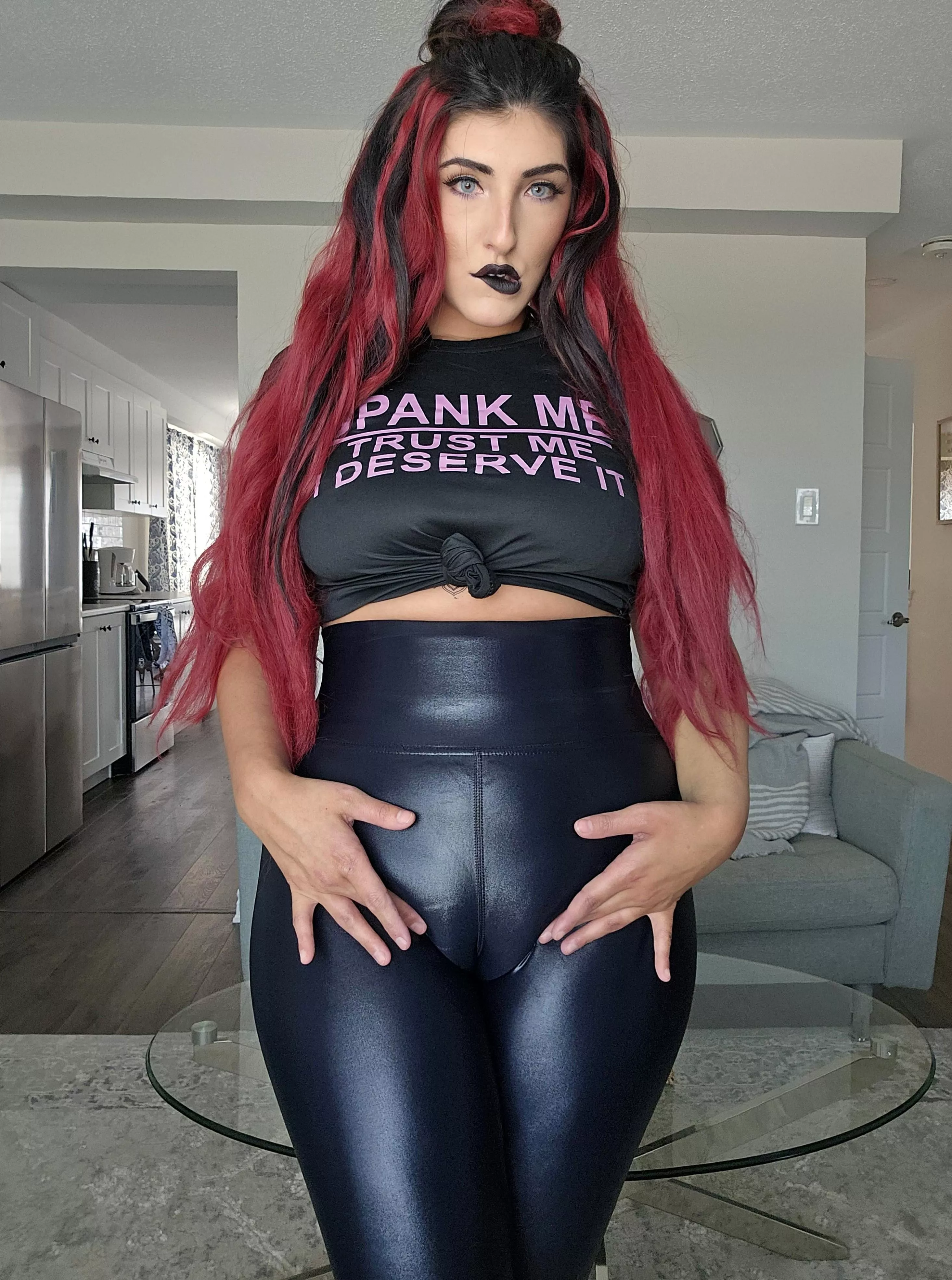 Who knew it would also look good in tight leather pants posted by Alphette-queen