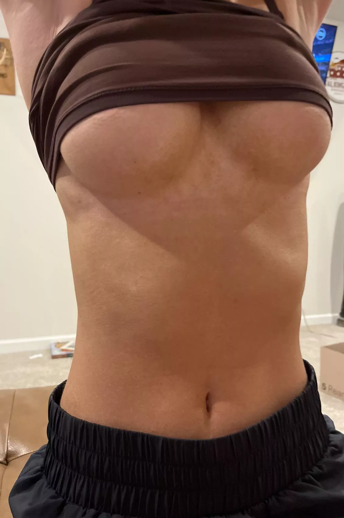 Wonder if my gym would kick me out for getting a little extra air for my boob sweat posted by Black_Widow2969