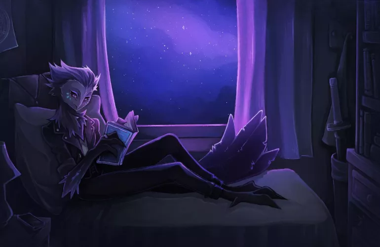 A Relaxing Read (done by fornaciart) by cbb88christian