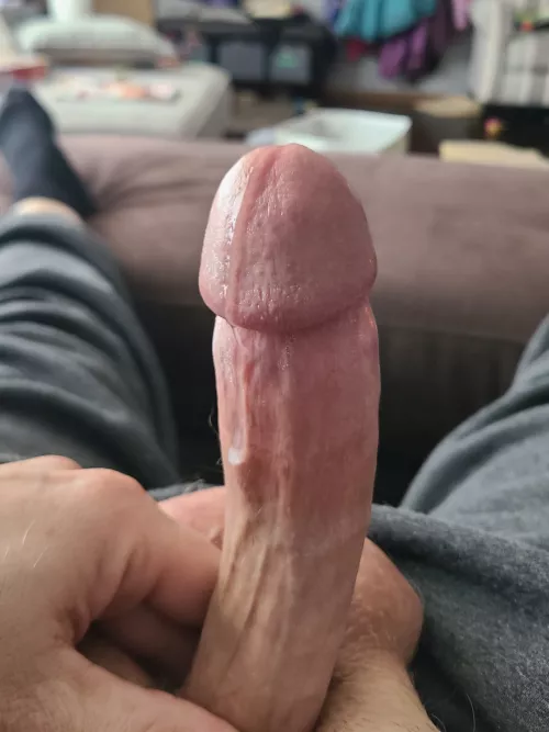 Always happy when my cock is dripping like this. by Overall-Roll-5908