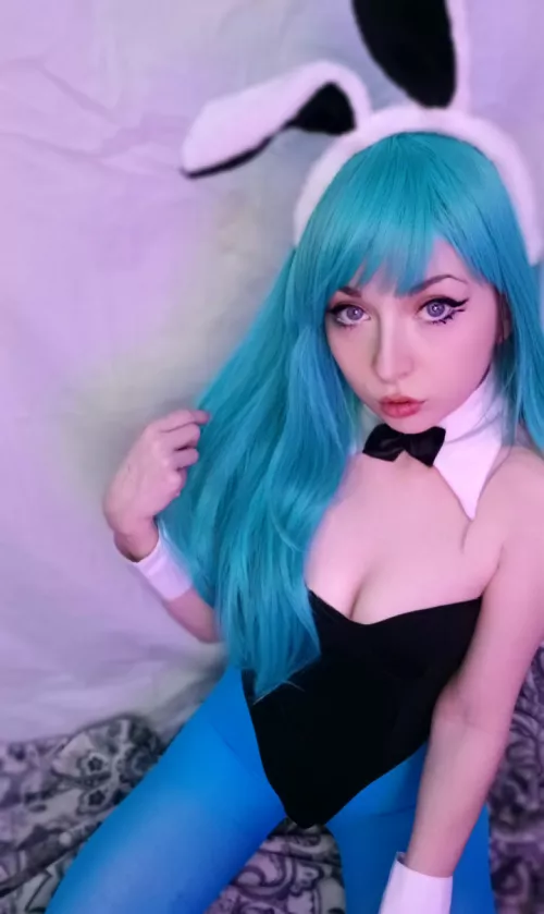 Bulma Bunny from Dragon Ball (self) 🐉 by starlitsirenx