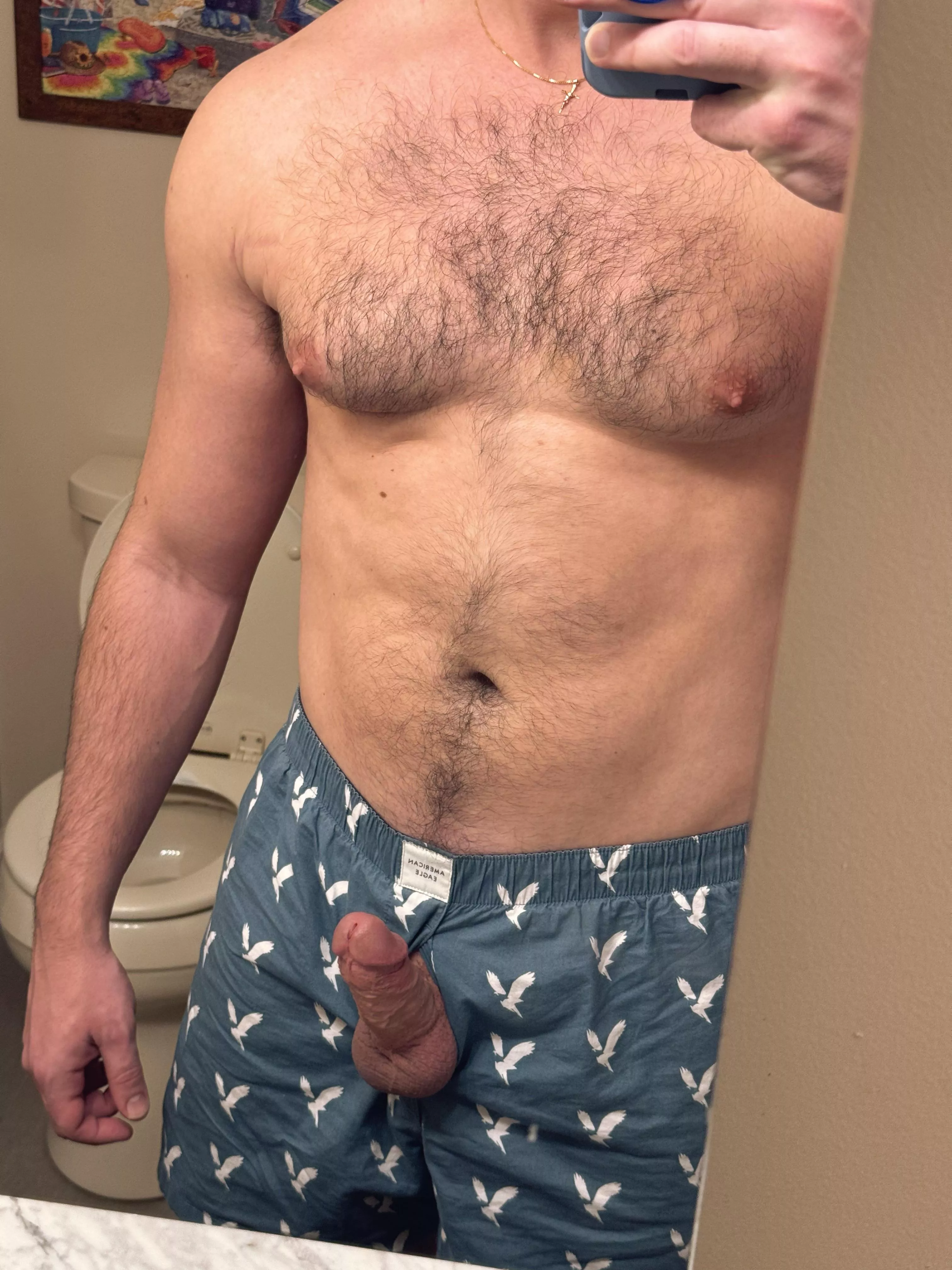 Cock, balls, or chest? posted by Treeman51