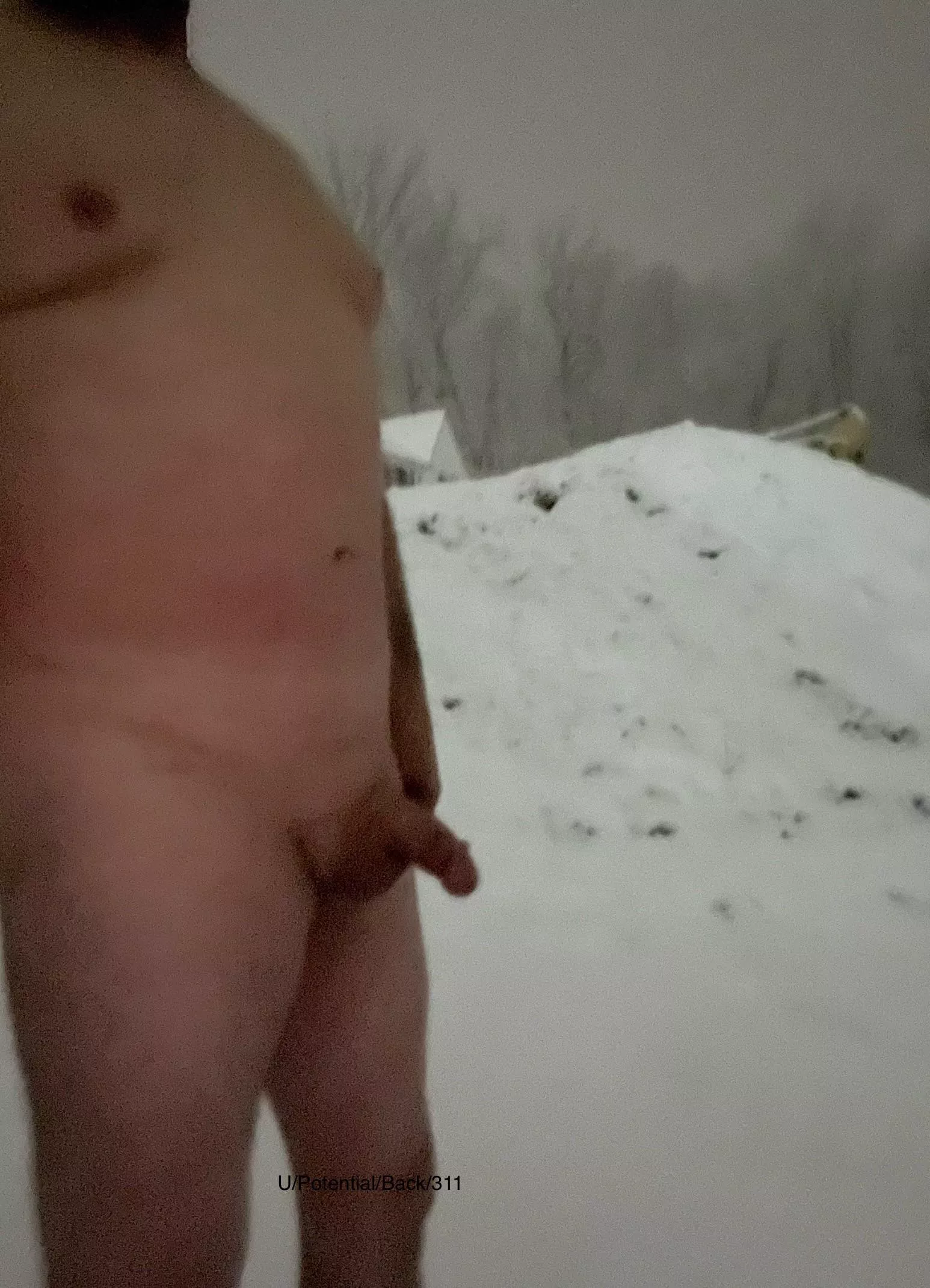 Cold but refreshing walk during snow fall posted by Potential-Back-311