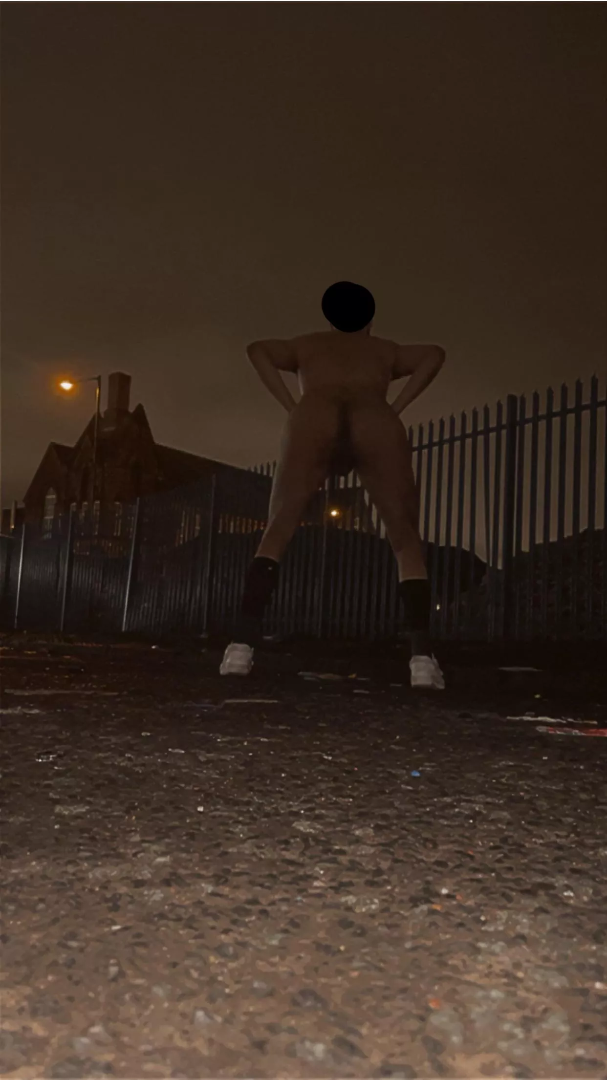 completely naked in public as cars drive past posted by dannyh00s