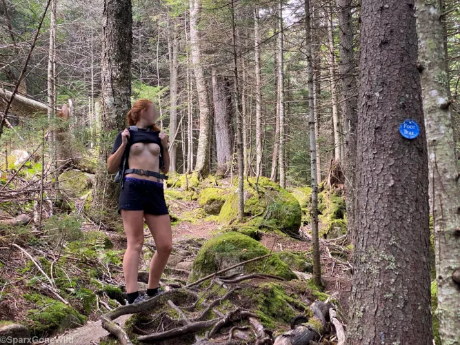 Contraverisal opinion, you should be allowed to hike naked by sparxgonewild