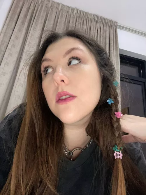 do you feel like playing with my braid by neon__goddess