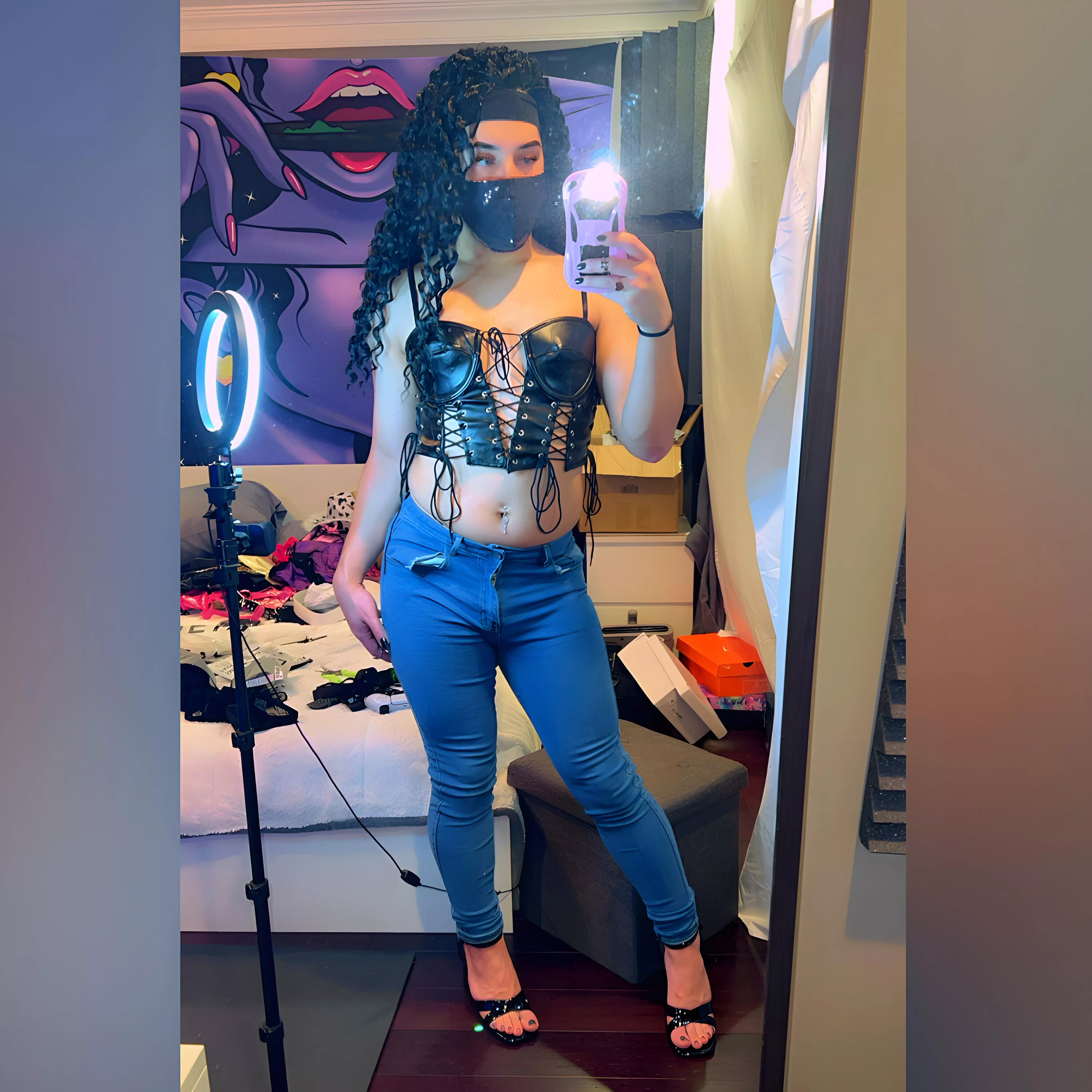 excuse the mess lmao 😂💜 posted by cocouchis_