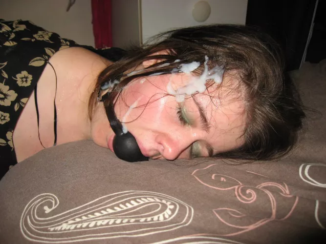 Gagged Slut Gets Facial by FrostyPen15