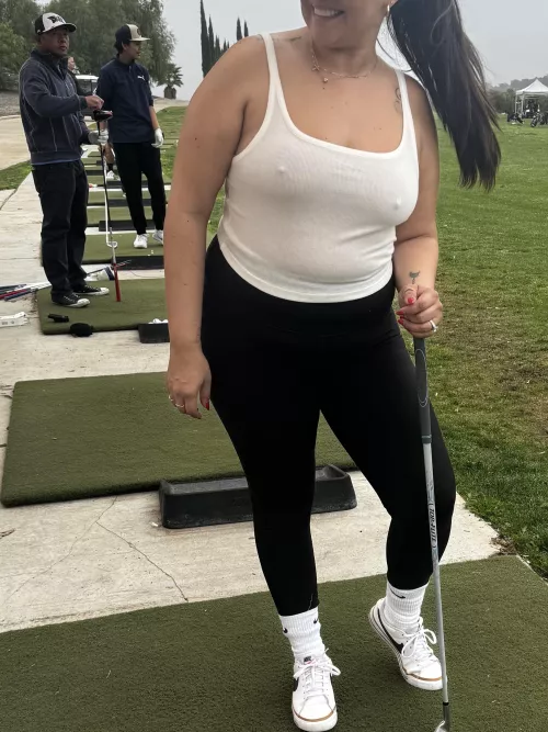 Golfers seemed to enjoy my shirt today  by Zestyclose-Height432