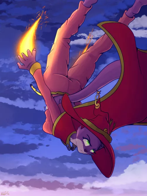 In the Sky (Art by me) by shade105