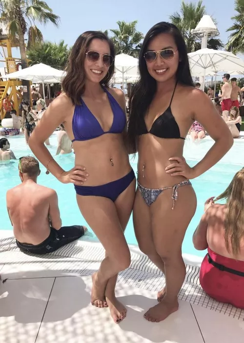 Ladies by the Pool by wakkaffx2