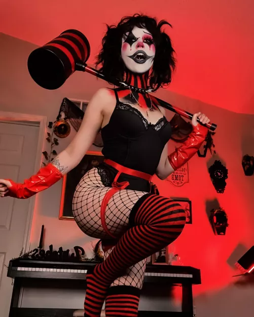 My attempt at cosplaying the Killer Clown by Unable-Bank-1660