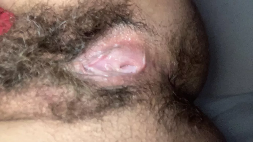 My [h]airy holes are so tiny but wet asF.  How long would you last? by lickedyslit
