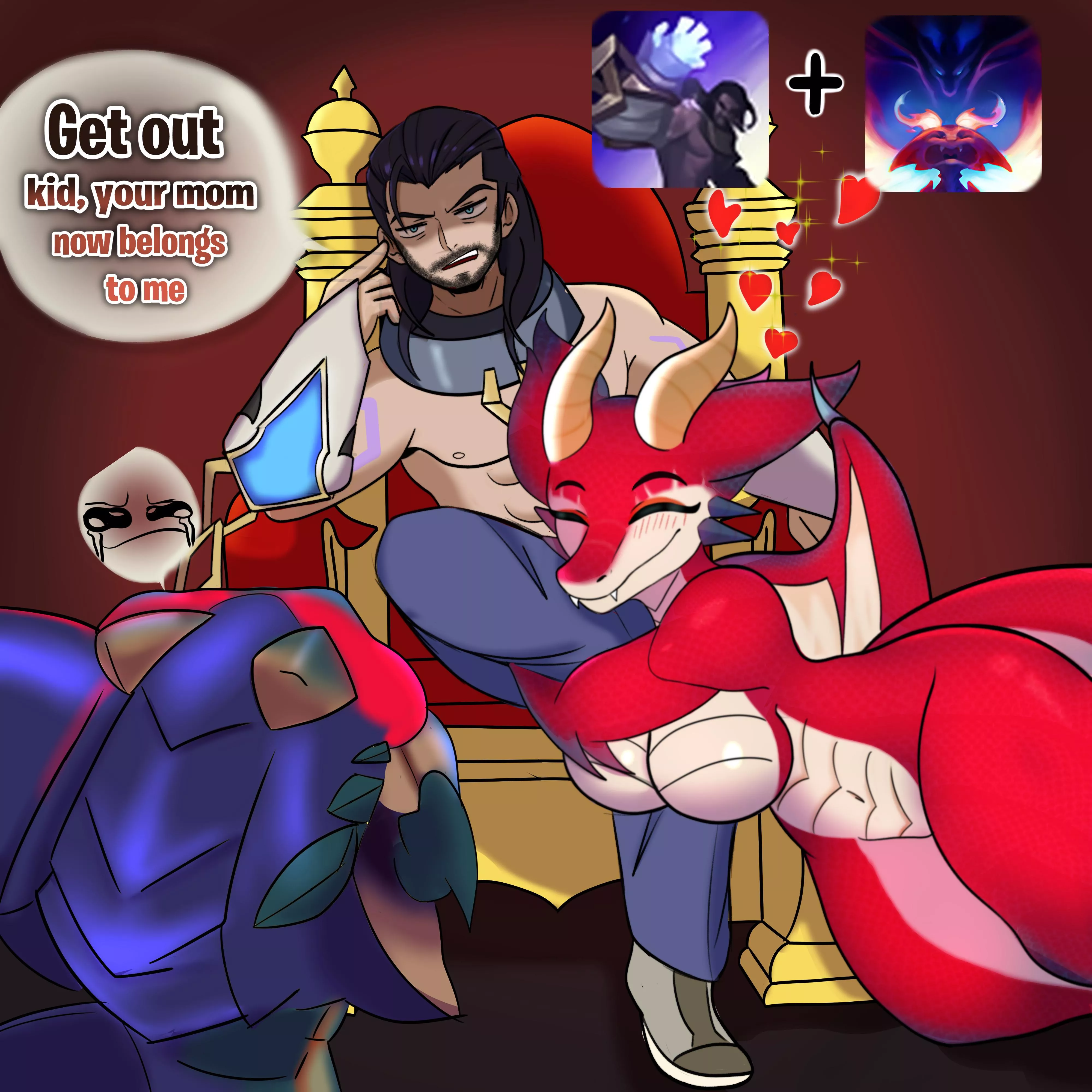 smolder mom (art by me) posted by Crampedcandy115