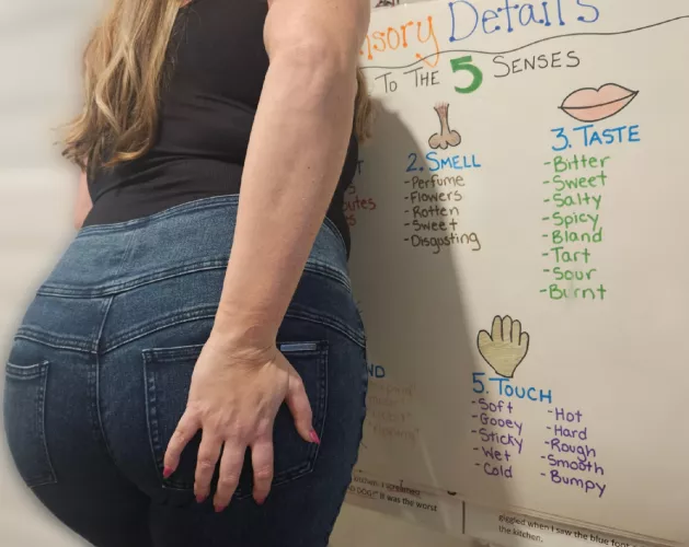 Teacher's jeans from my classroom  by MsTeacherToes