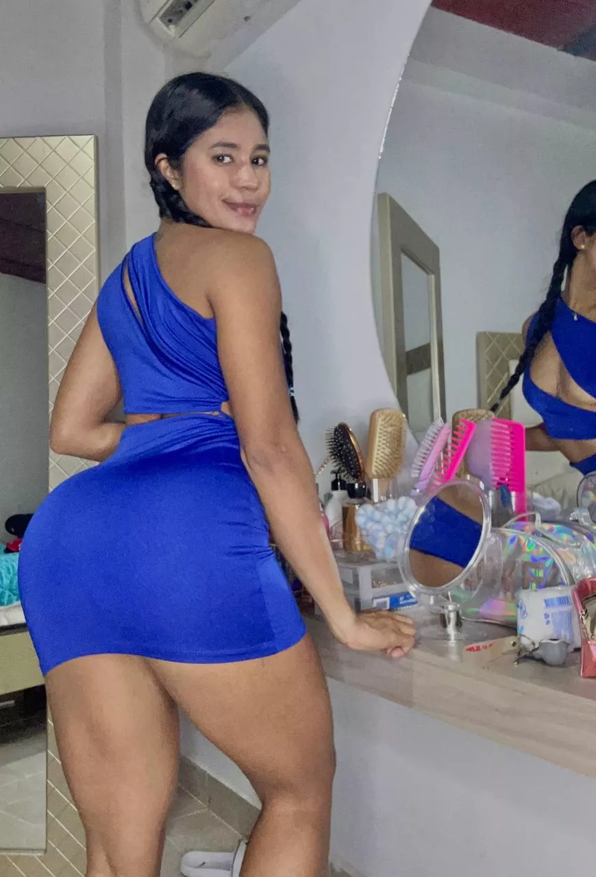 This blue dress might be too tight this time... I gotta stop squatting maybe posted by Clarissa_Joan