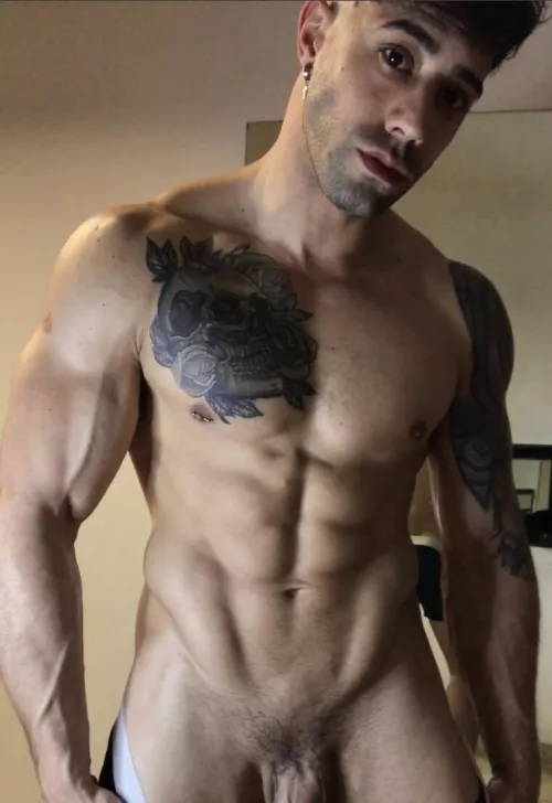 Wanna see the full pic? by TattooedMuscled
