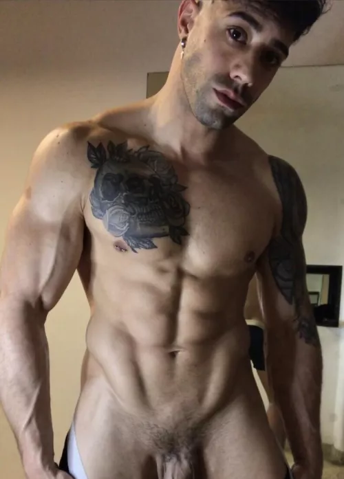 Wanna see the full pic? by TattooedMuscled