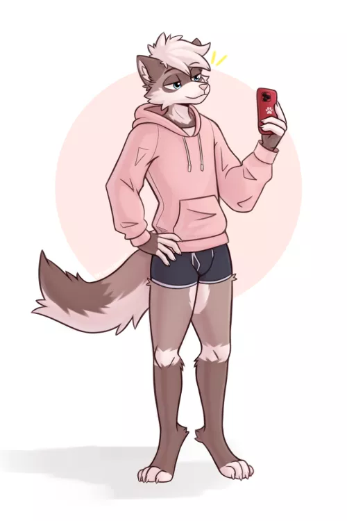 Where are the cute ferrets around here? (art by me) by MrFerreto