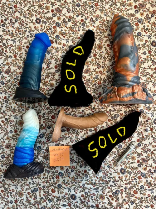 WTS - Bad Dragon, Wandering Bard, etc. - Price Reduction! by Final-Bluejay7173