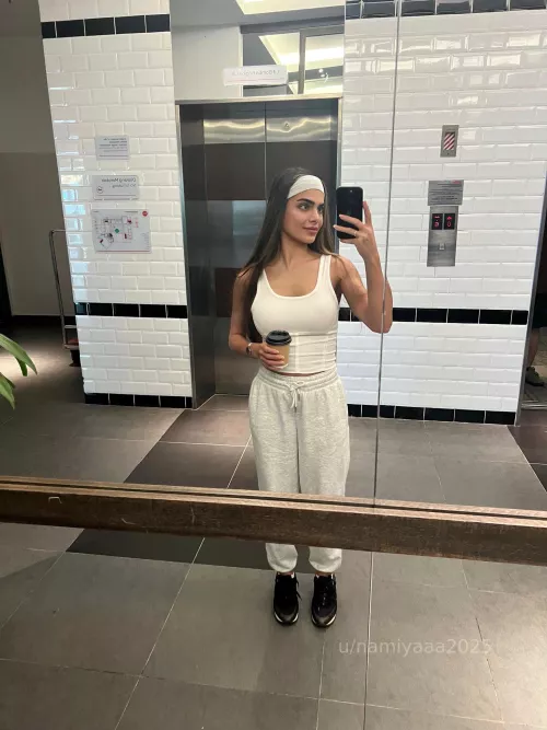 Your cute brunette girl grabbed a coffee by namiyaaa2025