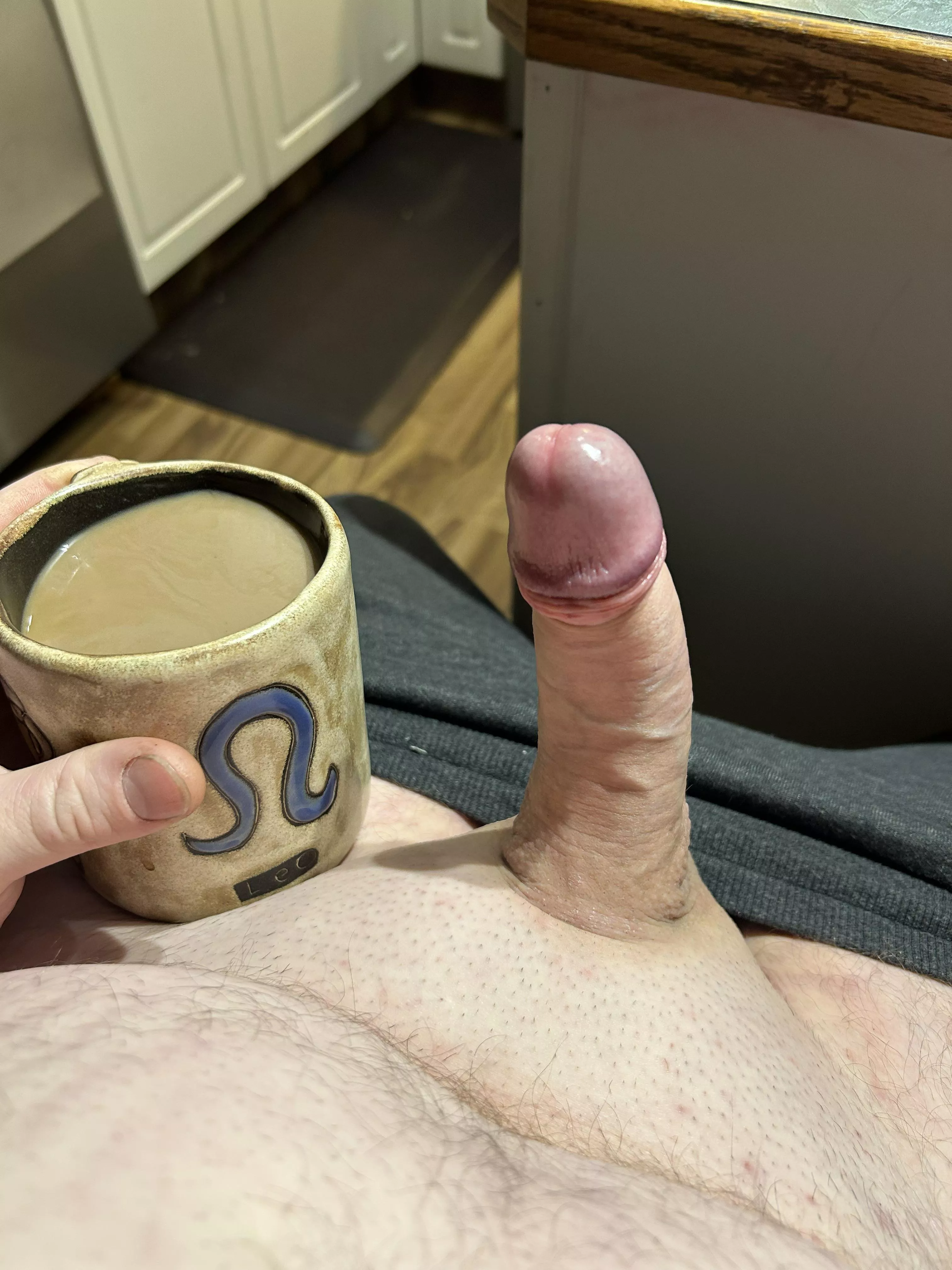 A (m)orning cup before church 😈 posted by Wouldratherbehunting
