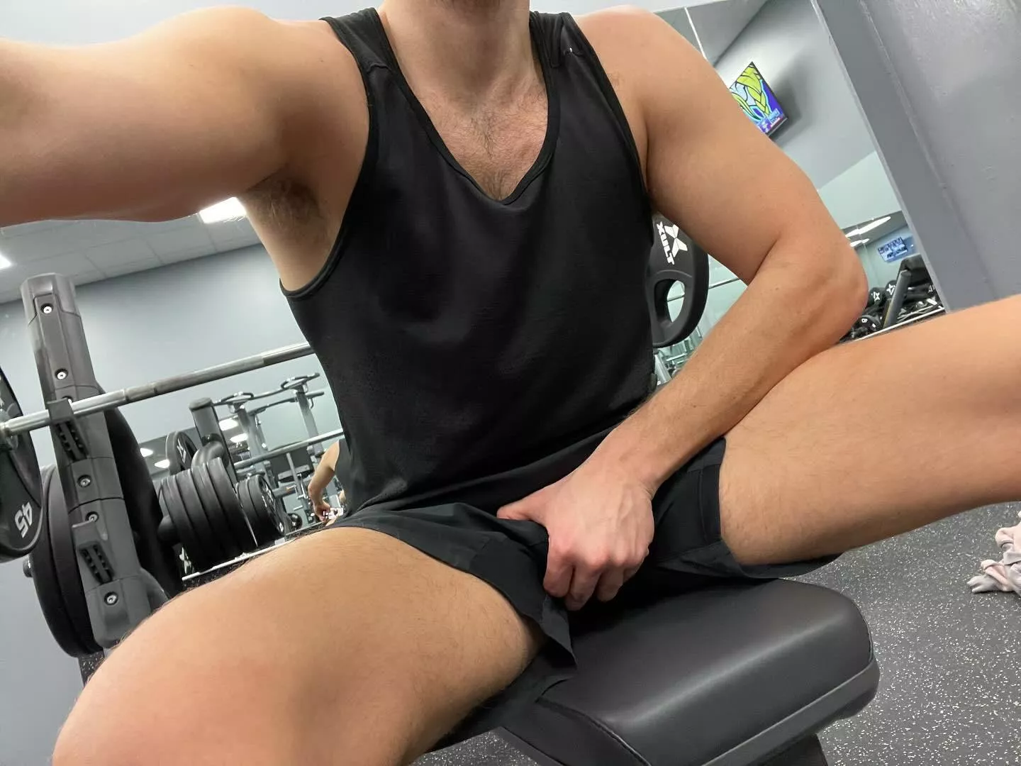 After workout pits and more 😏 posted by SwitchJock69