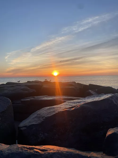 Another cold morning on the Jersey shore 🤙🏻🎶🎶 by bronxboy59