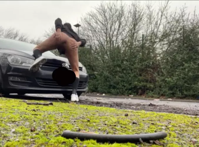another one of me on the car hood by dannyh00s