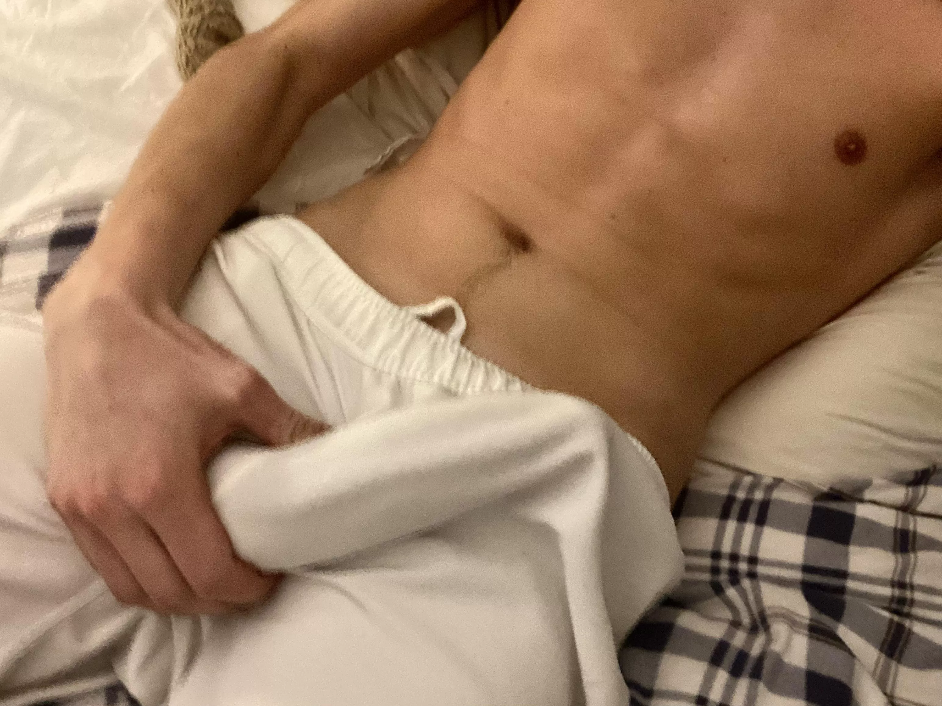 Anyone want to pull these shorts off my 6’8 body ;) posted by This_Reception1842