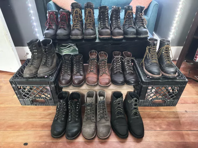 Boot clean up day. by OniOnMyAss