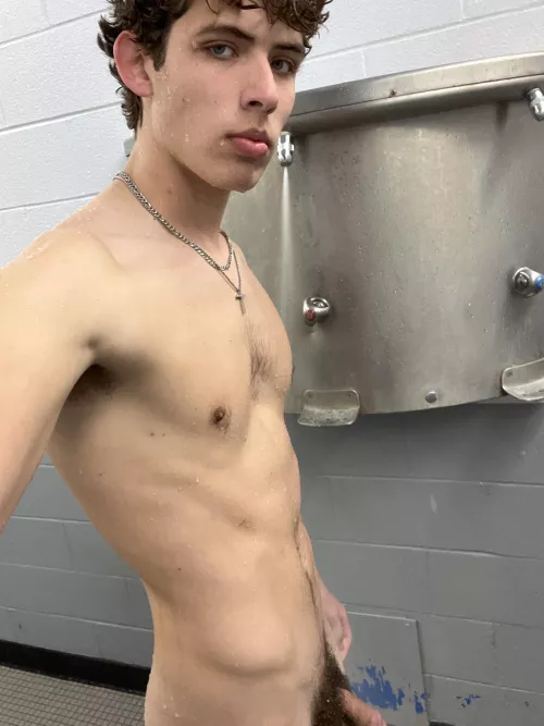 Communal shower by Think_Tumbleweed_124