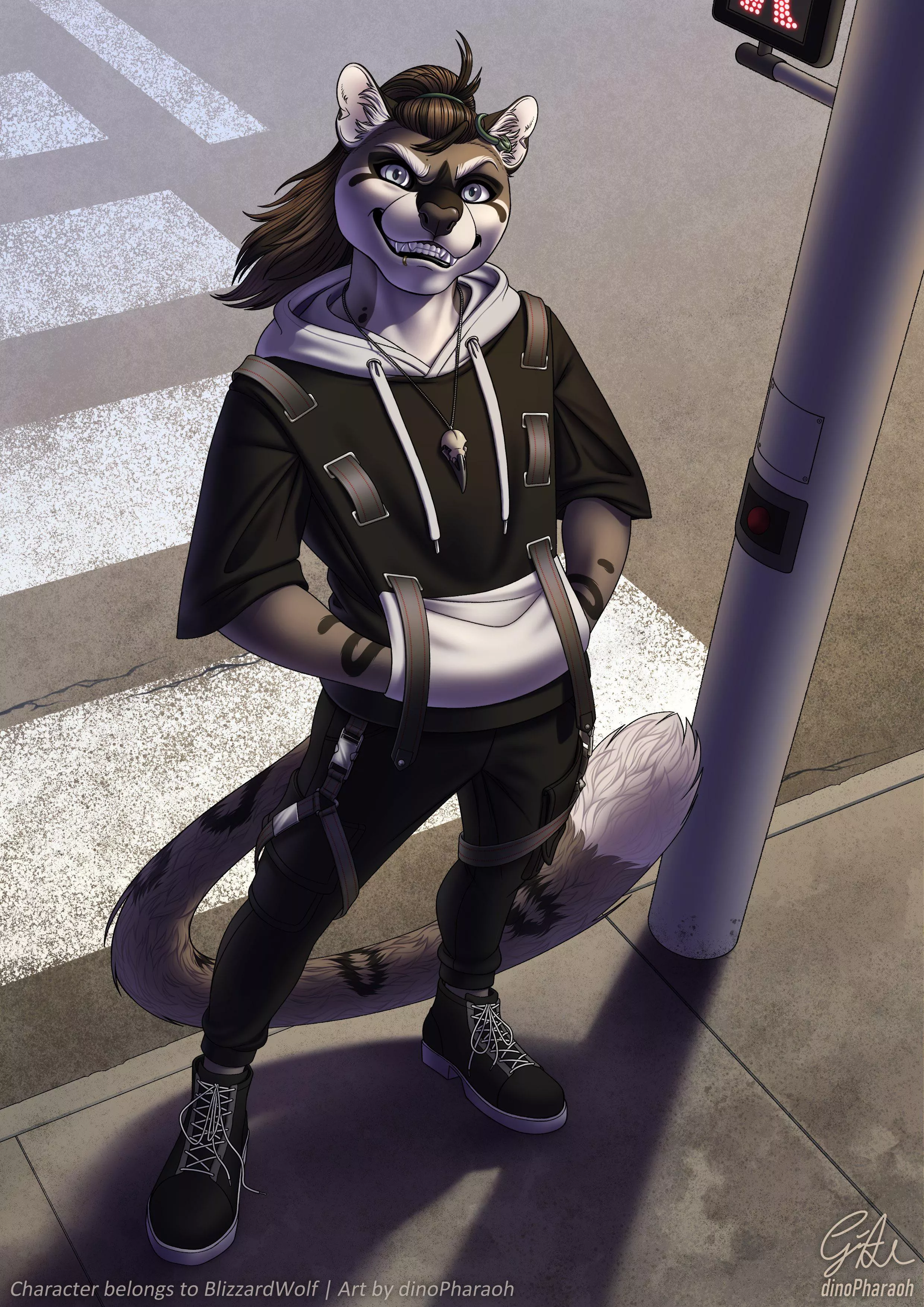 First furry comm after a long time! Had a blast working on this one! c: posted by dinopharaoh