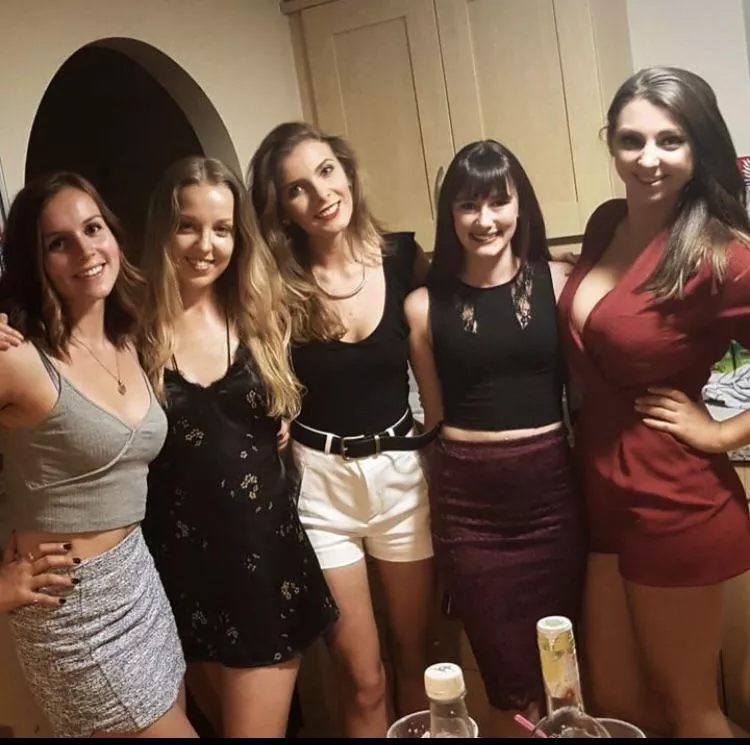 Good looking girls but red jumpsuit takes the busty title posted by Much_Oil_978