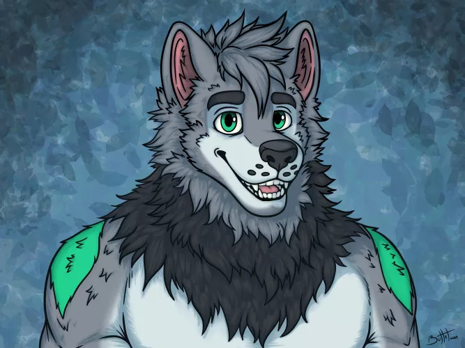 Handsome boy 🐺❤️ (art by me) by BulletDraws