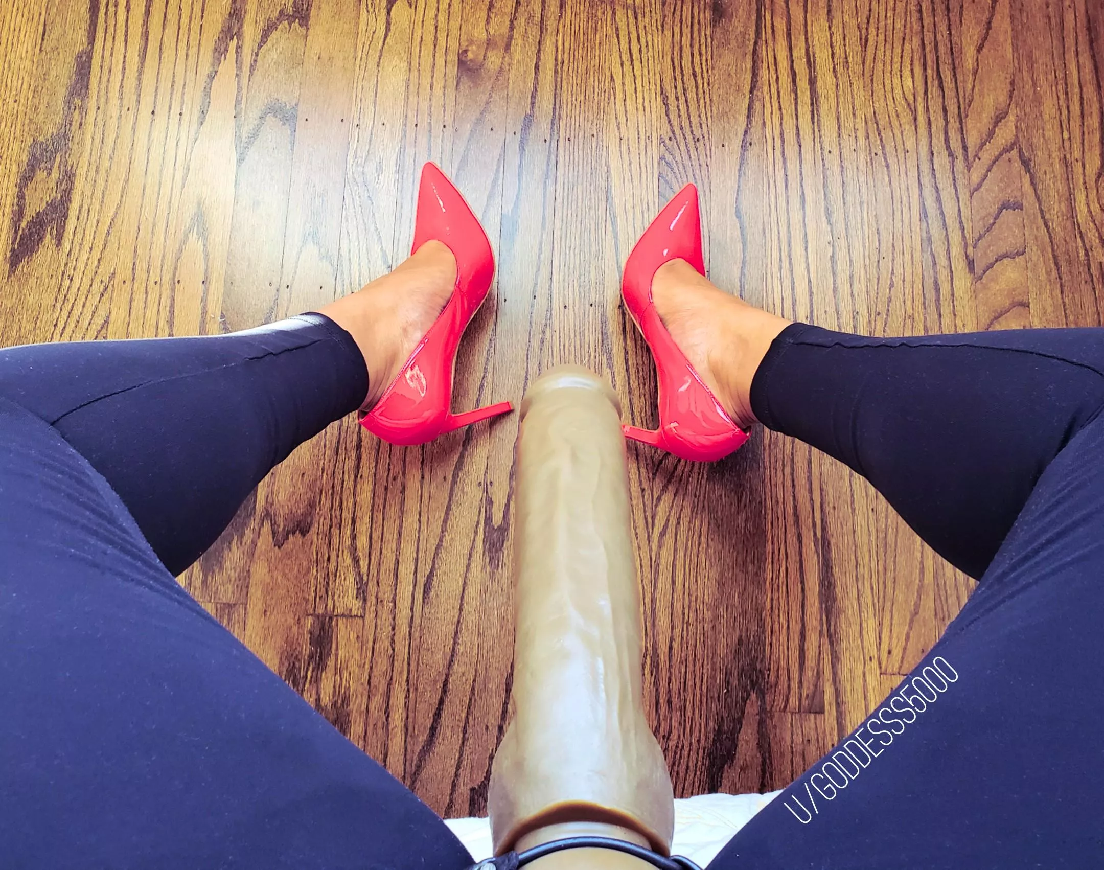 If only you were naked and kneeling before Me begging for this to stretch you out! posted by Goddesss5000