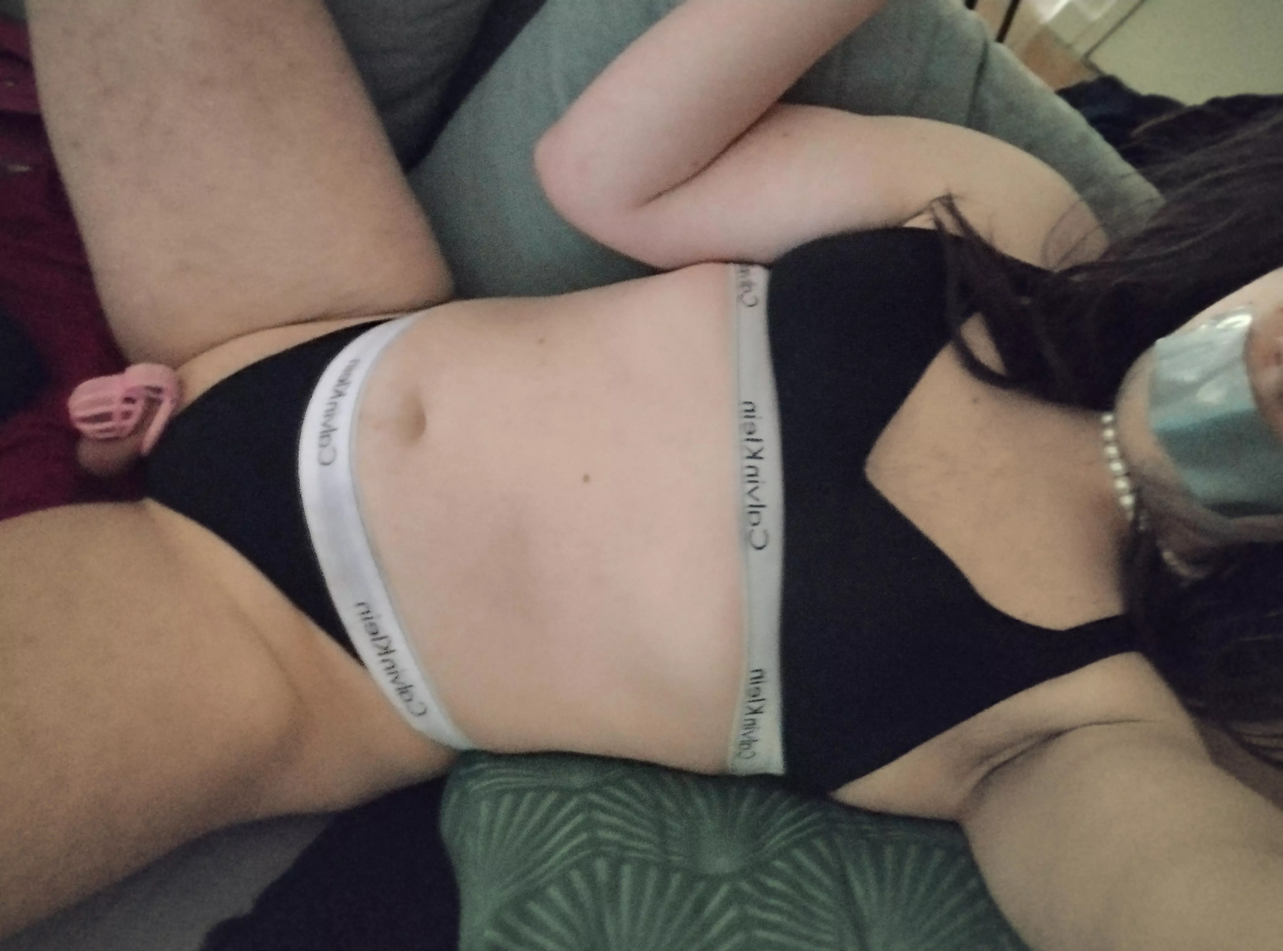 I'm feminized and caged to end up as slutty as possible. posted by Interesting_Window24