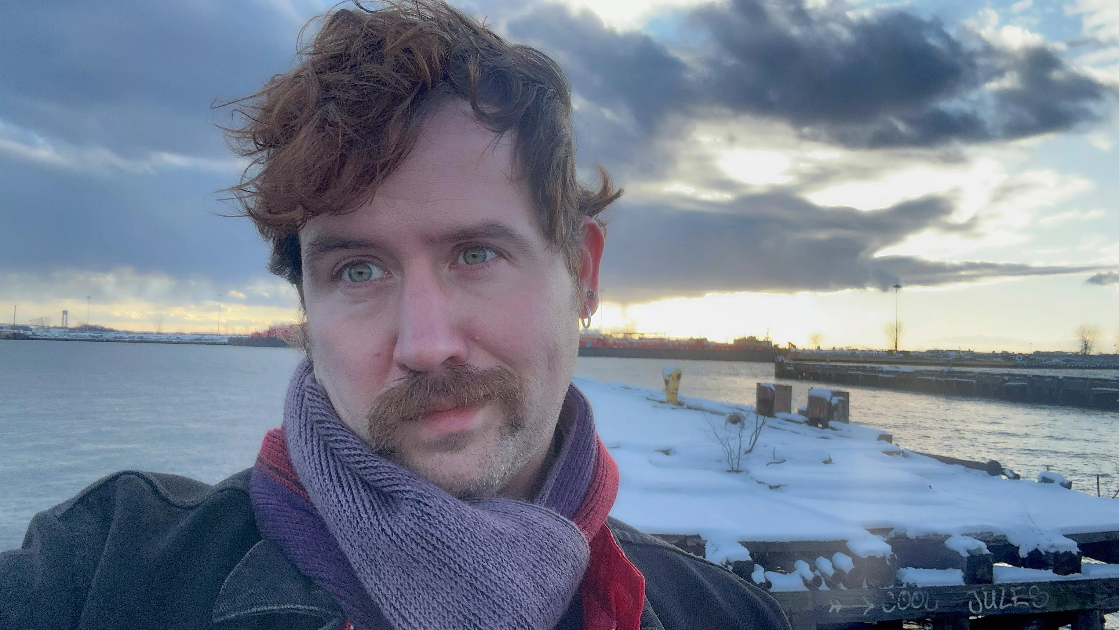 It was nice outside but I'm still getting used to snowy weather!  posted by HalfSourKosherDill