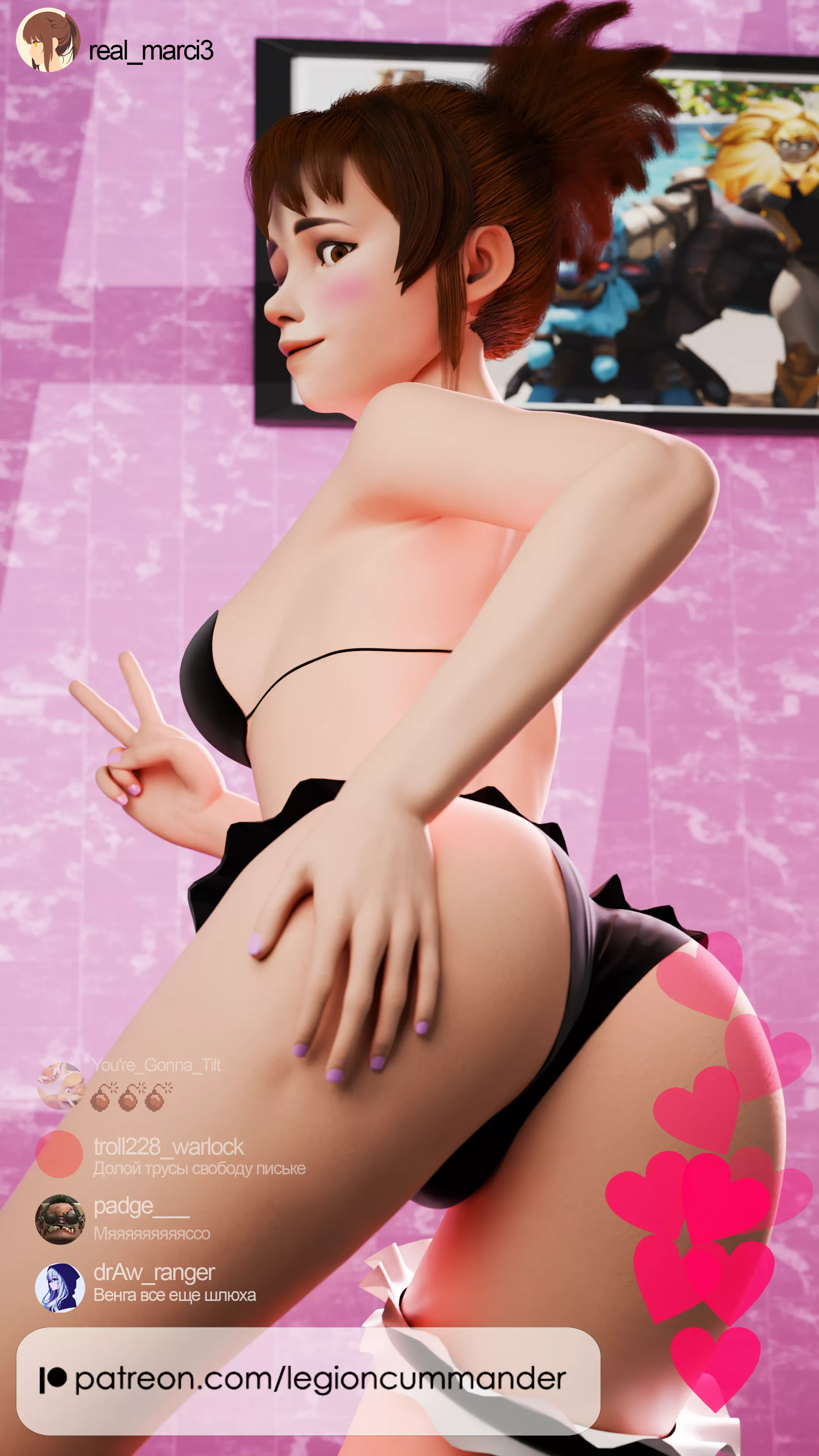 Marci streaming <3 [Dota 2] (legioncummander) posted by legion_cum_mander