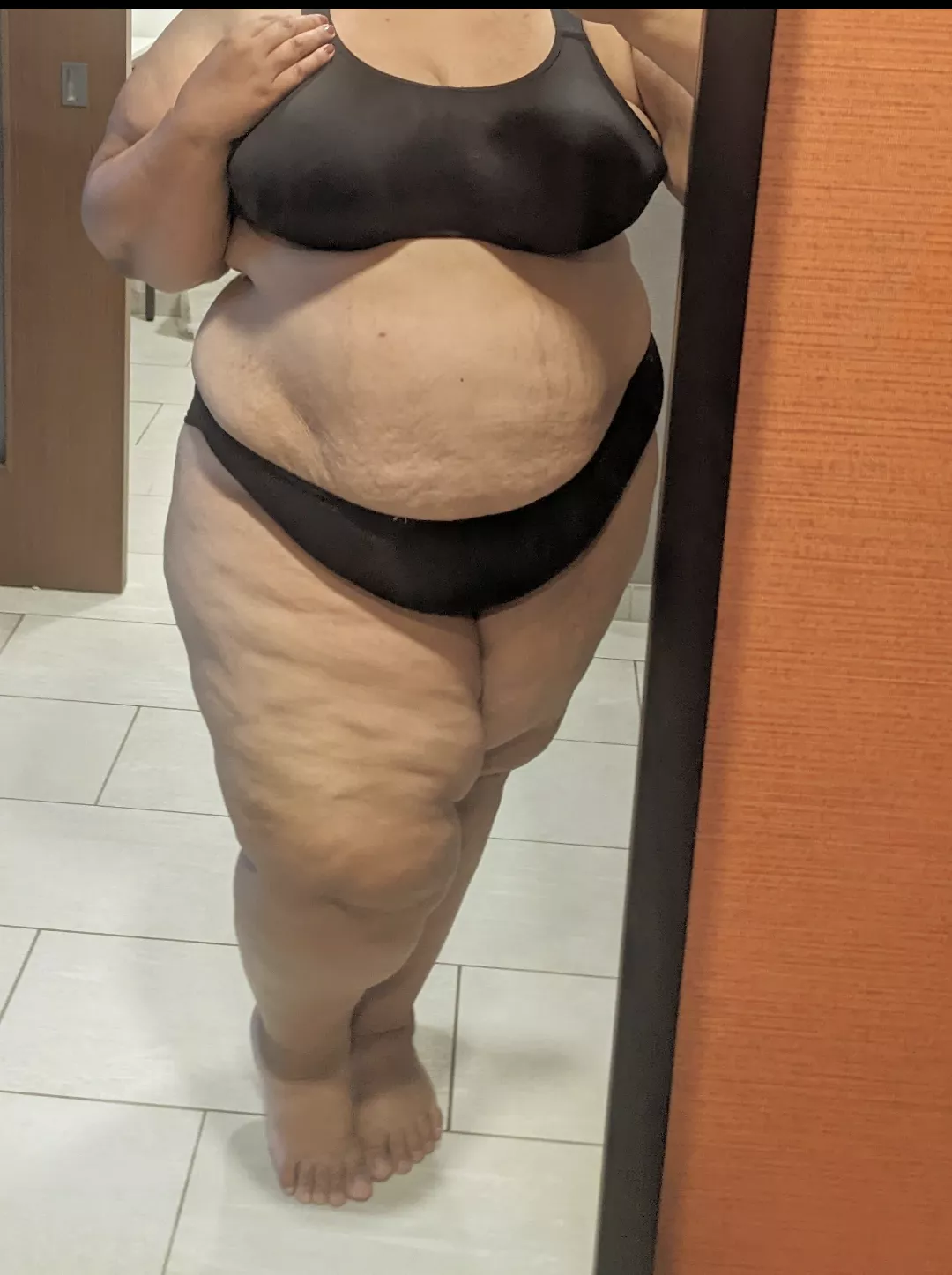 Meeting a sub this weekend for his first time... Which part of my body should I have him worship first? posted by Chubby_Goddess421