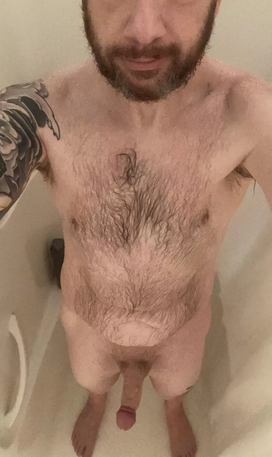 Saturday afternoon shower posted by froawayallday