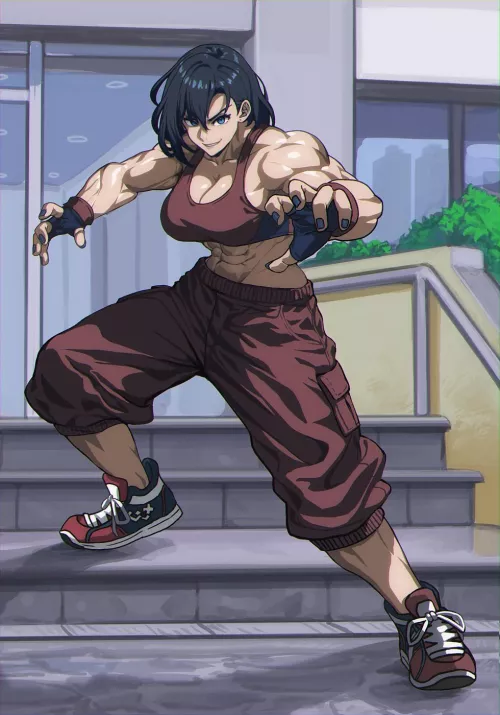 Stair Fighter [@CoreCyan_X] by TheTMoneyMan