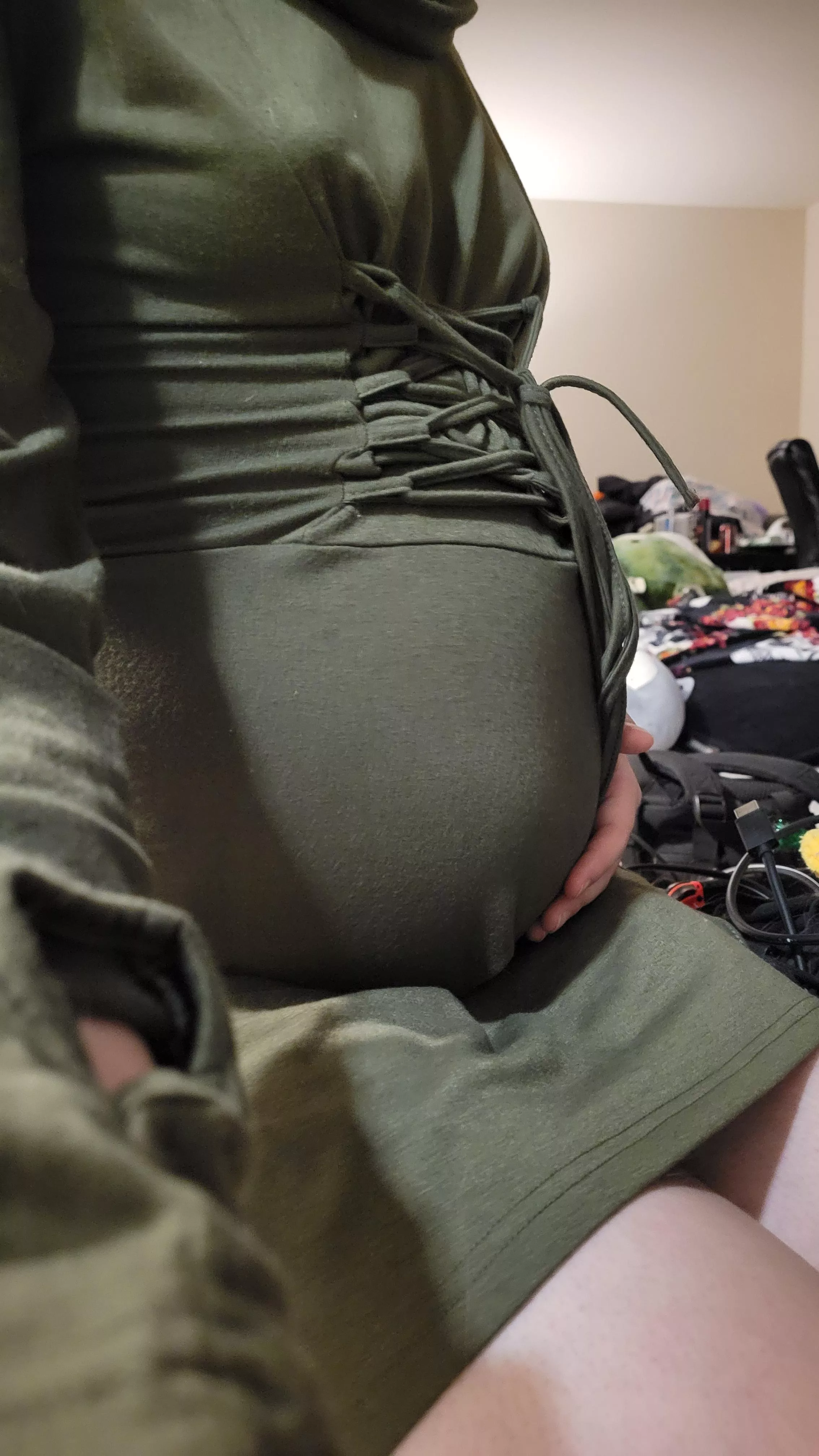 stuffed myself all day~ posted by corrabunny