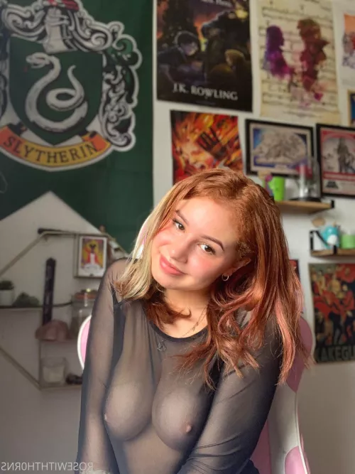 Team Slytherin all the way... my eyes are up here by redheadcutierose