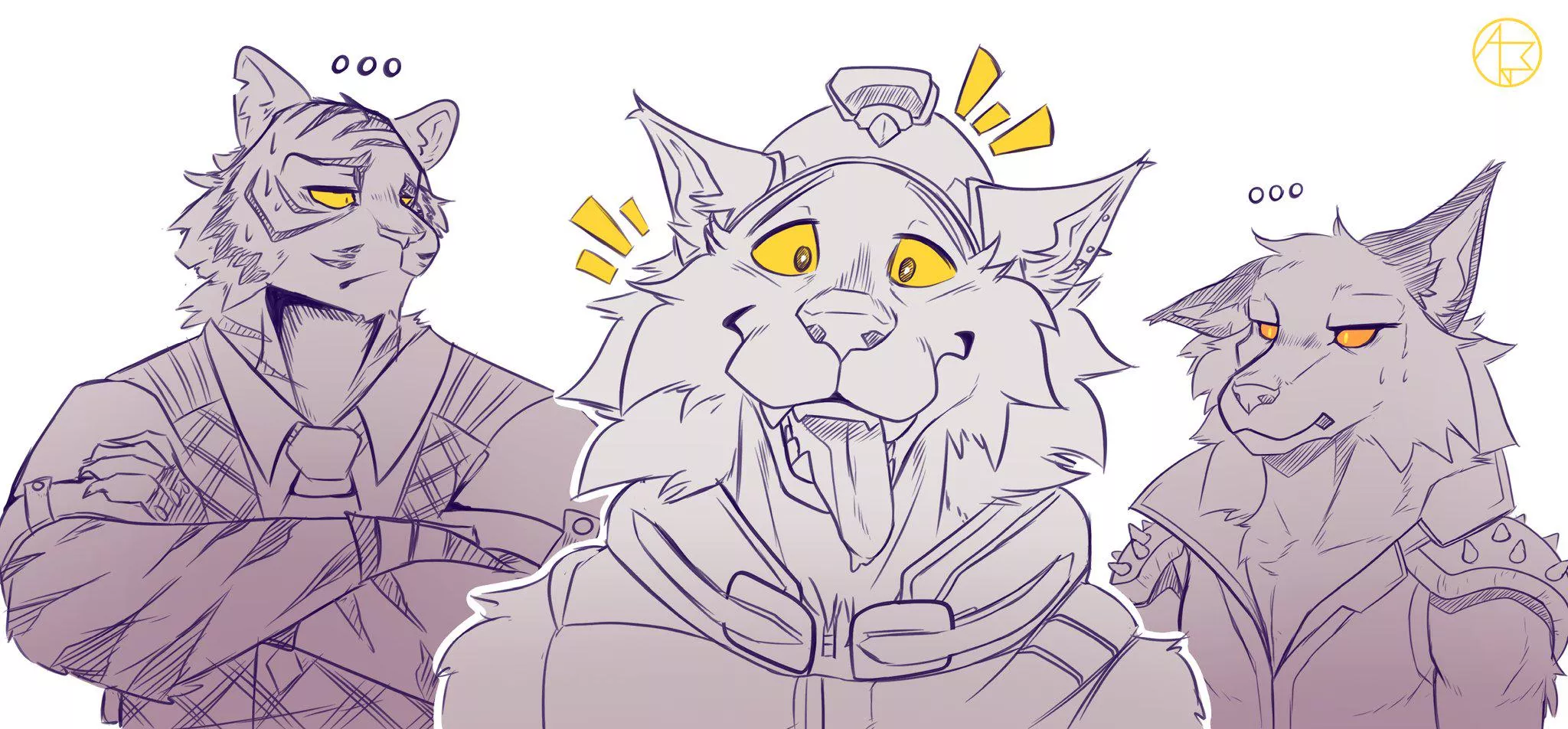 The squad 🐯🐺🦊 posted by A_M_N-